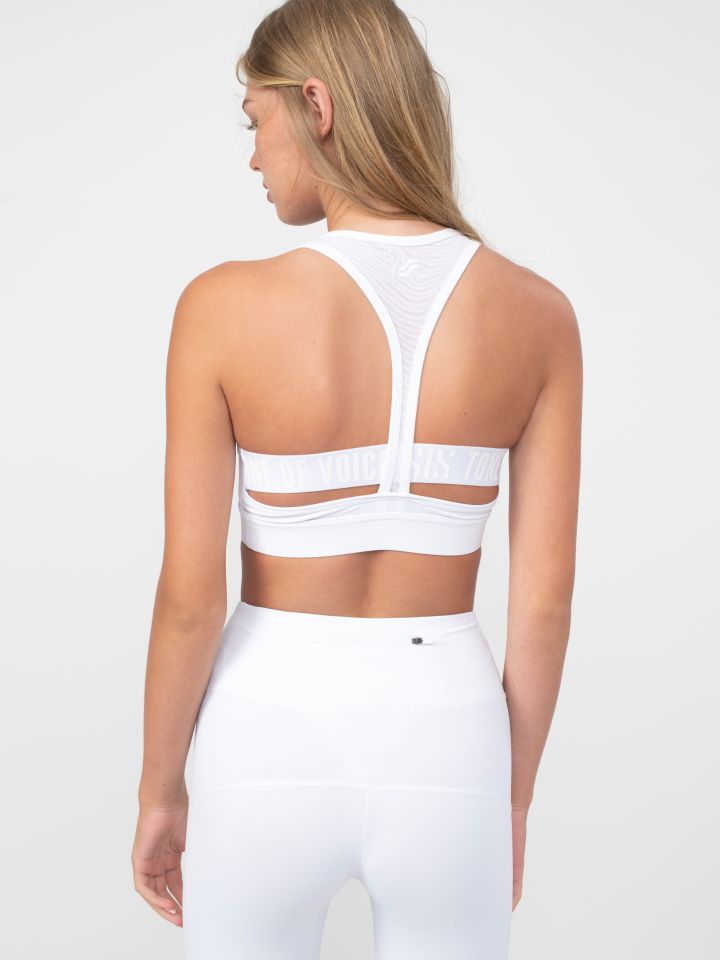 חזיית  אימון בשילוב כתפיות רשת