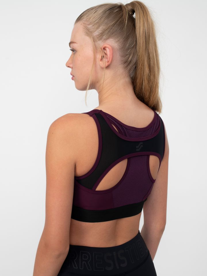 חזיית  אימון בשילוב חומרים