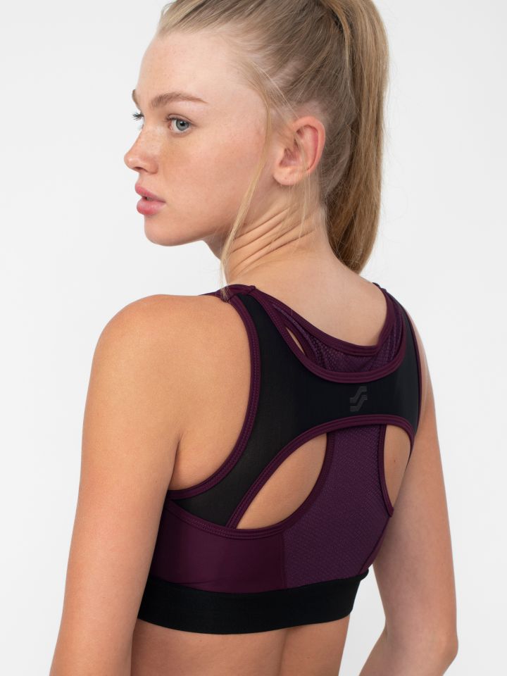 חזיית  אימון בשילוב חומרים