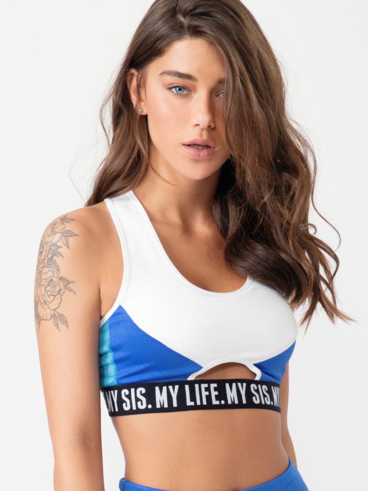 חזיית אימון בשילוב גומי מודפס