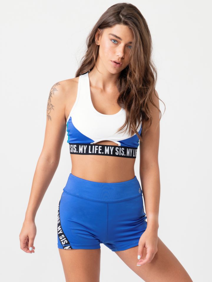 חזיית אימון בשילוב גומי מודפס