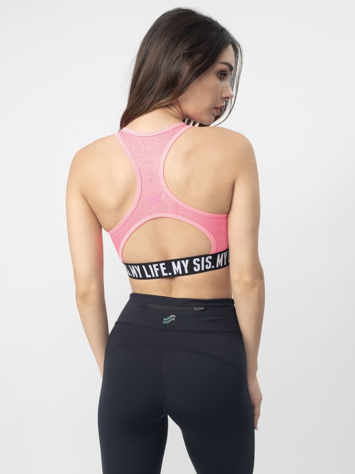 חזיית אימון  עם מפתח צד רחב