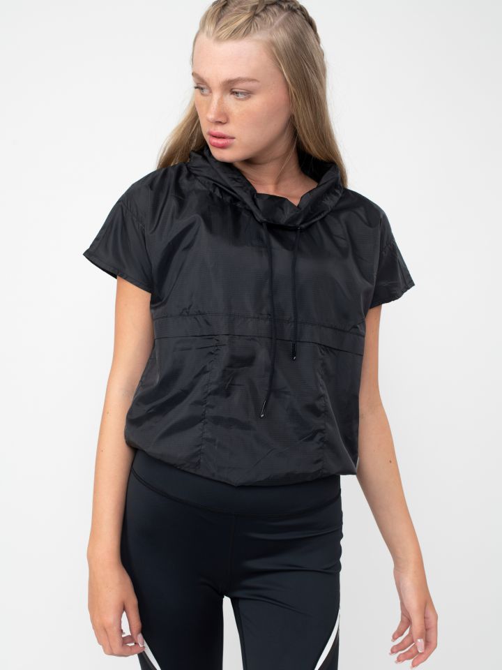 עליונית ניילון בשילוב רוכסן