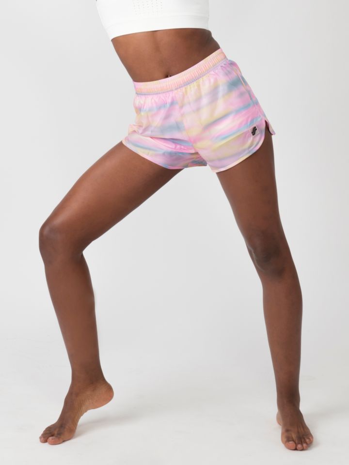 שורט צבעוני בשילוב בטנה