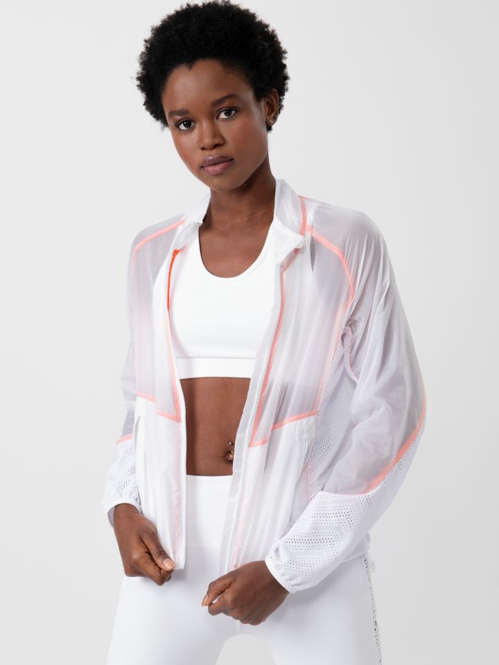 ג`קט ניילון עם חיתוך אופנתי