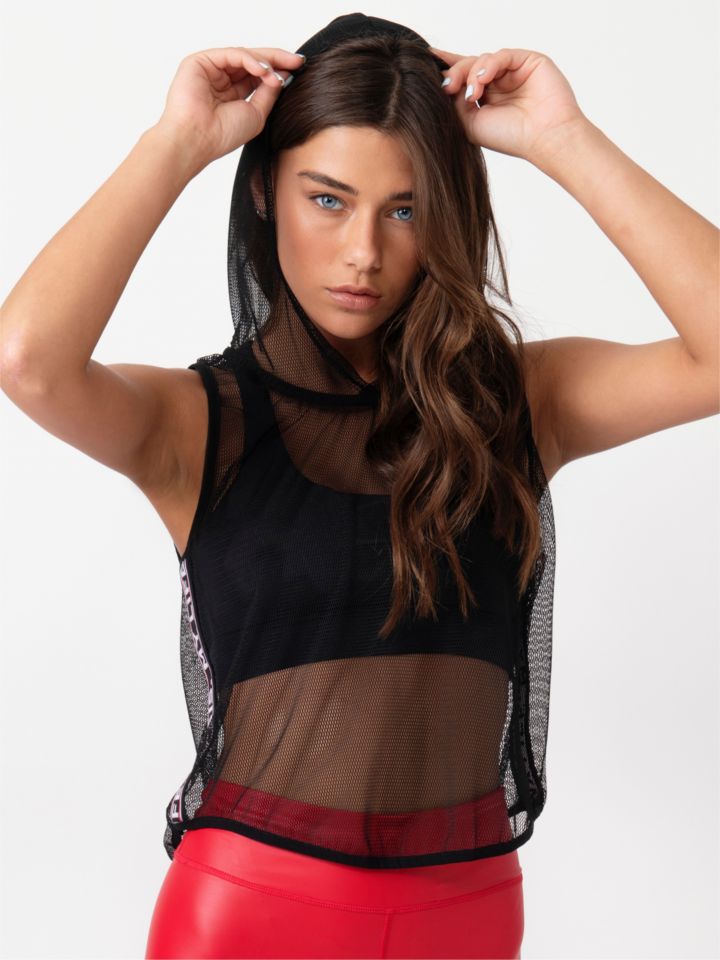 גופיית רשת עם גומי מודפס