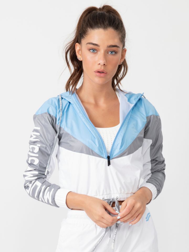 גקט ניילון עם רוכסן וקפוצון